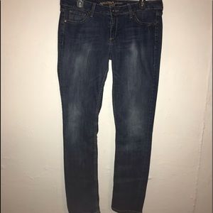 Arizona Jean Co. super skinny dark wash jeans